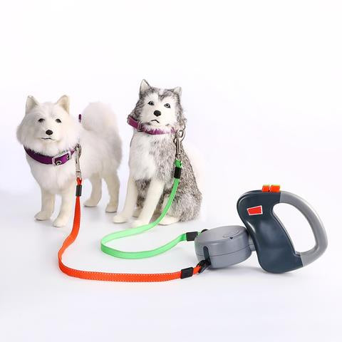 Retractable Dual Pet Walking Leash
